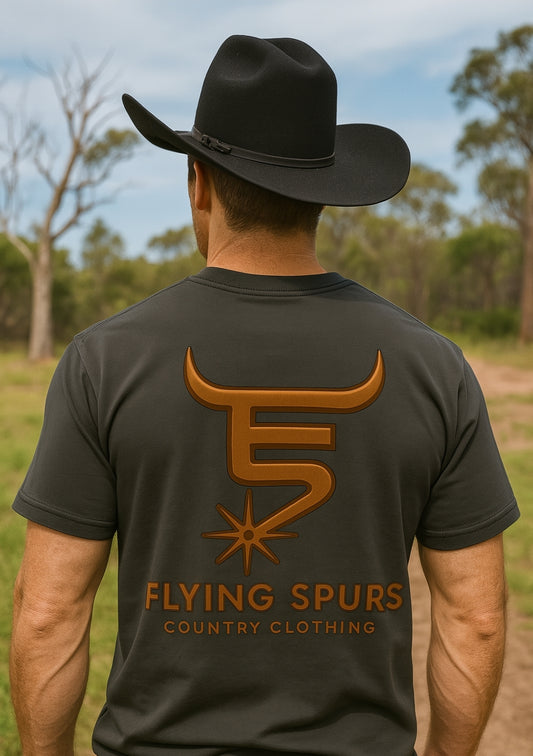 Flyings spurs 3d printed cotton tshirts