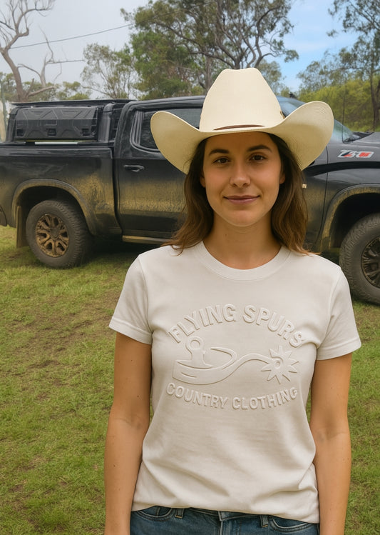 Embossed 240 Gsm cotton tshirts